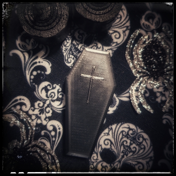 ⚰Mini Coffin Box- Small Jewlery/Trinket Box w/Lid- Gothic Decor 3D Printed OOAK - Picture 4 of 6